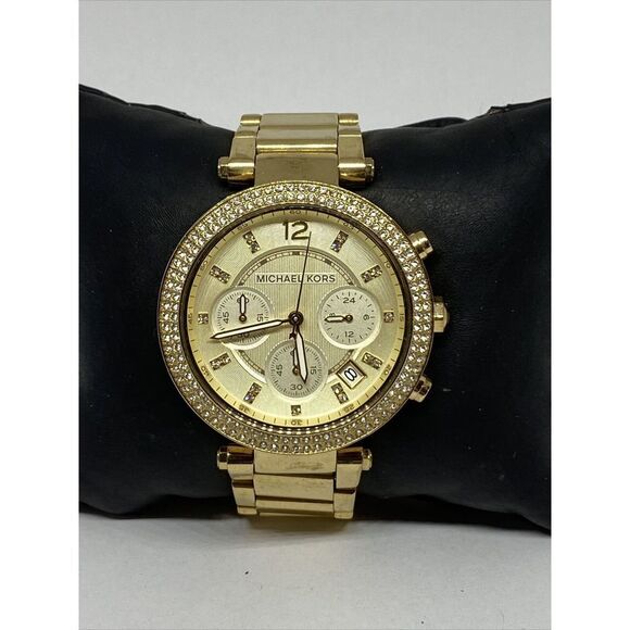 Michael Kors Parker MK5354 Womens Stainless Steel Analog Dial Quartz Watch UC811 - Picture 3 of 12
